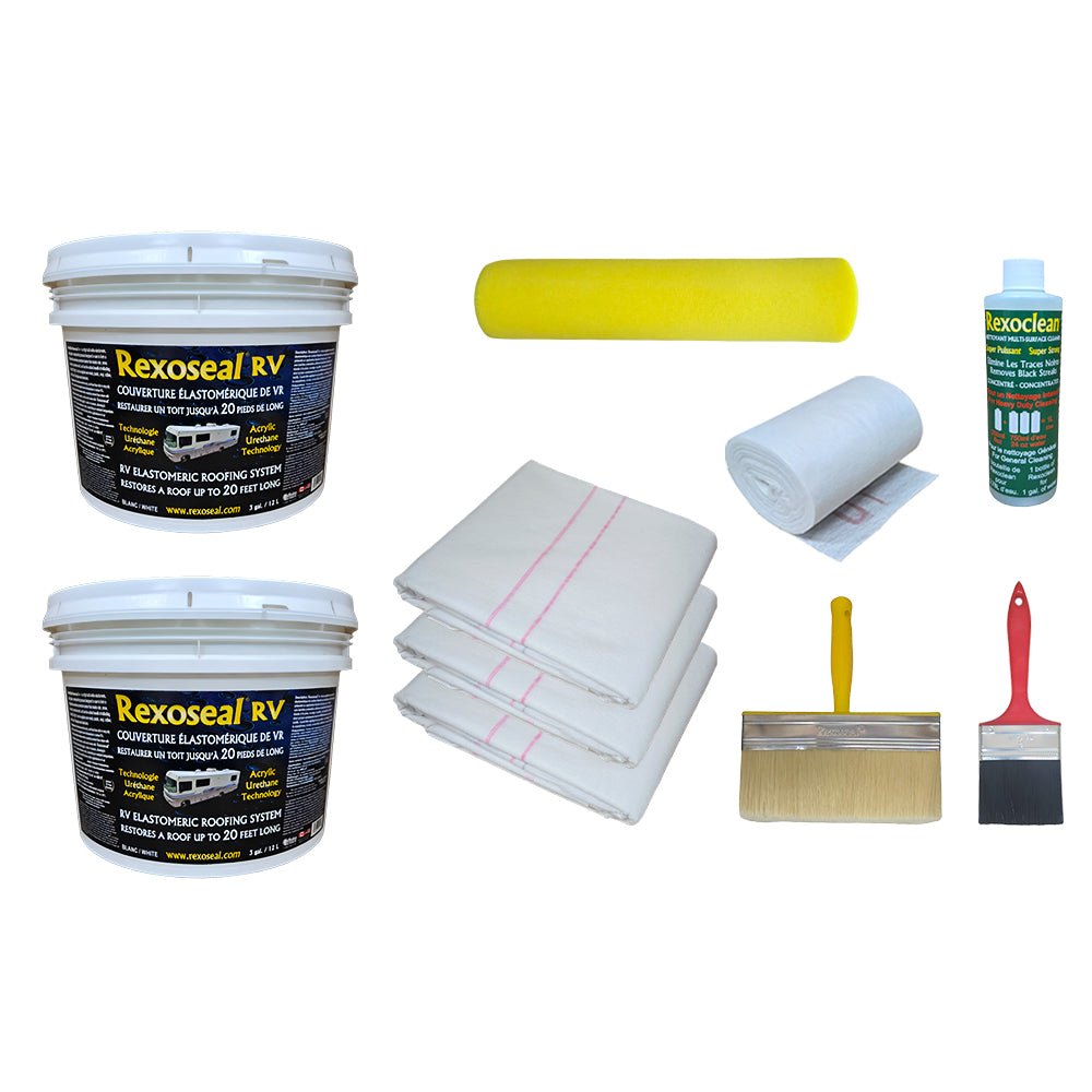 RV Roof Coating Replacement Kit - Rexoseal