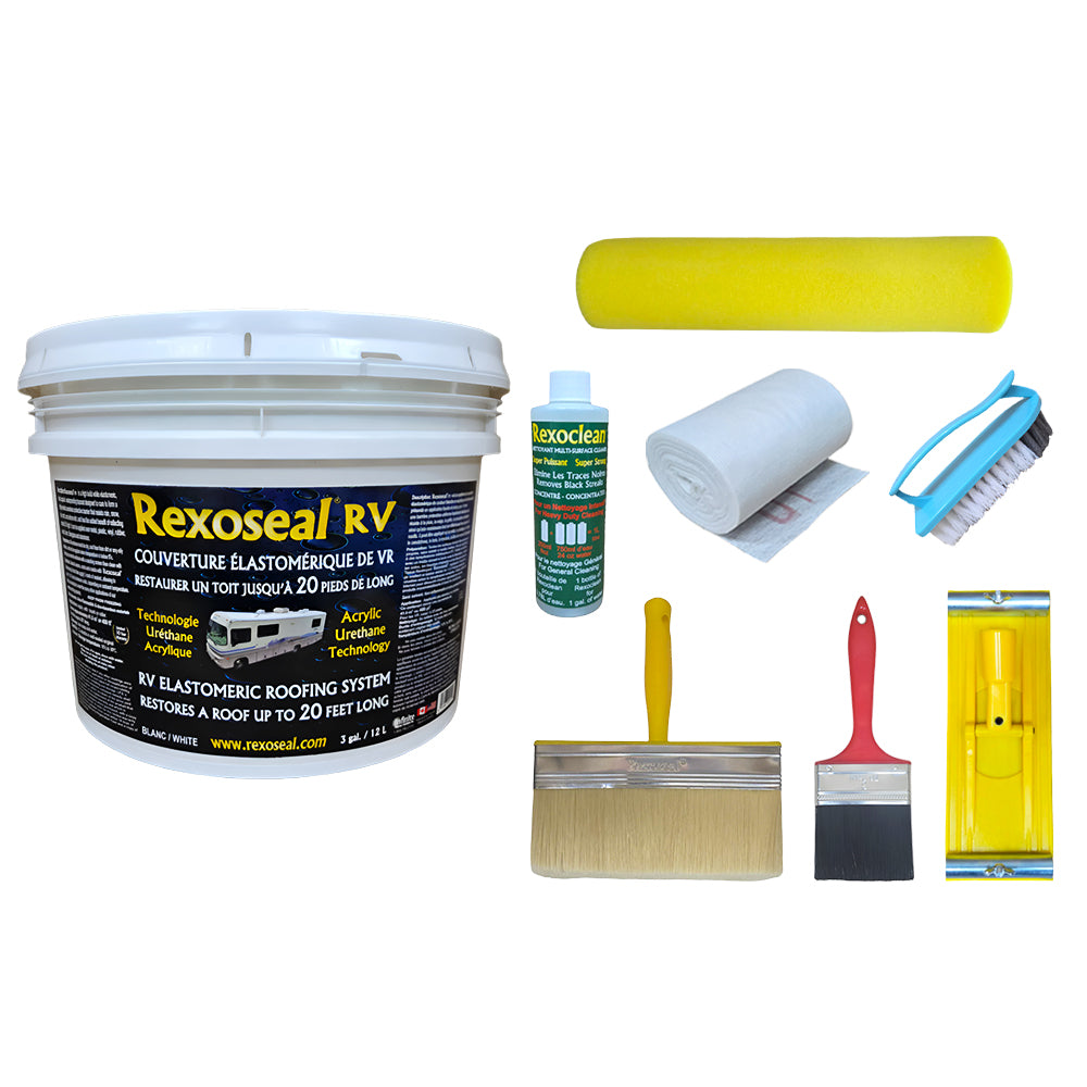 RV Roof Coating Restoration Kit - Rexoseal