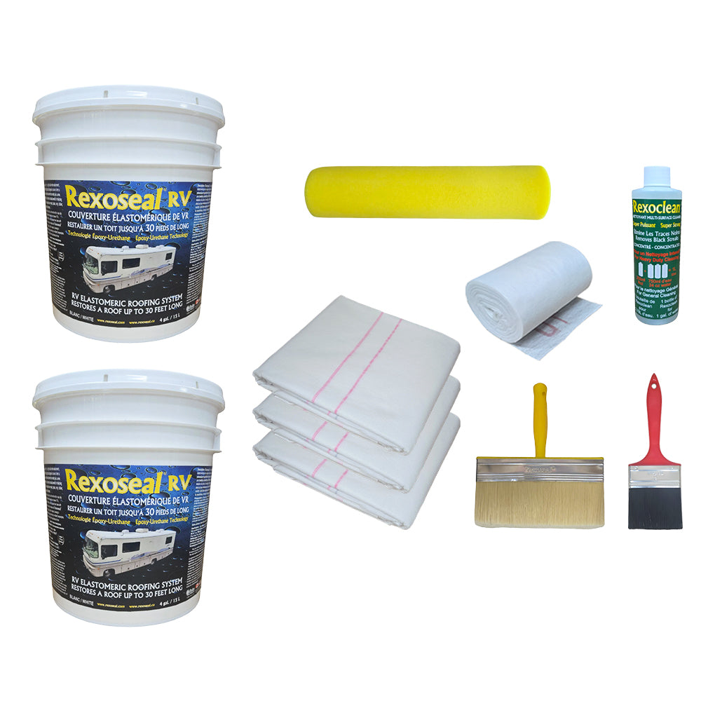 RV Roof Coating Replacement Kit - Rexoseal