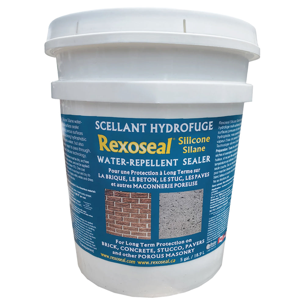 Brick and Concrete Water-Repellent Sealer - Rexoseal