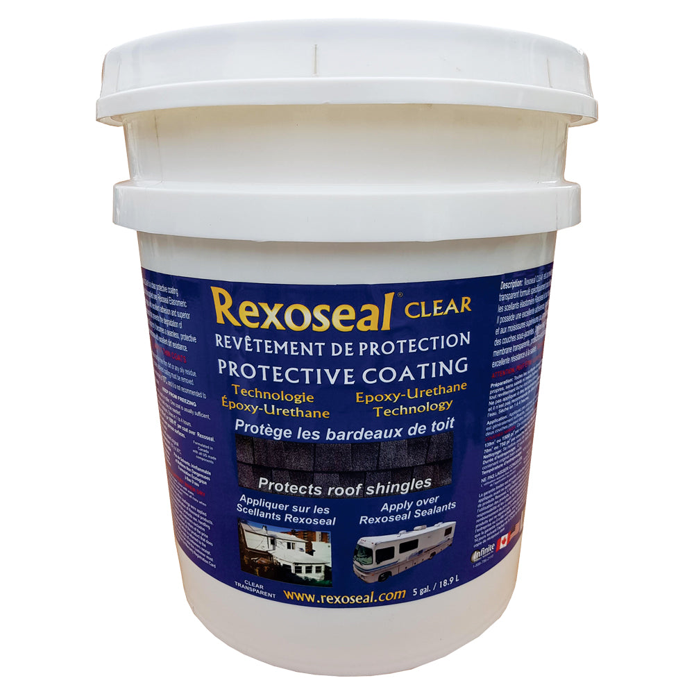 Clear Roof Shingle Coating - Rexoseal
