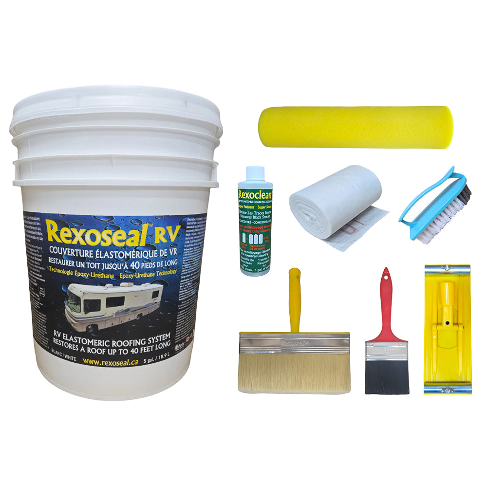 RV Roof Coating Restoration Kit - Rexoseal