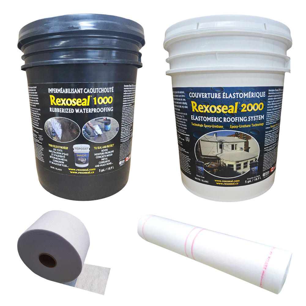 Flat and Low Slope Roofing System Kit - Rexoseal